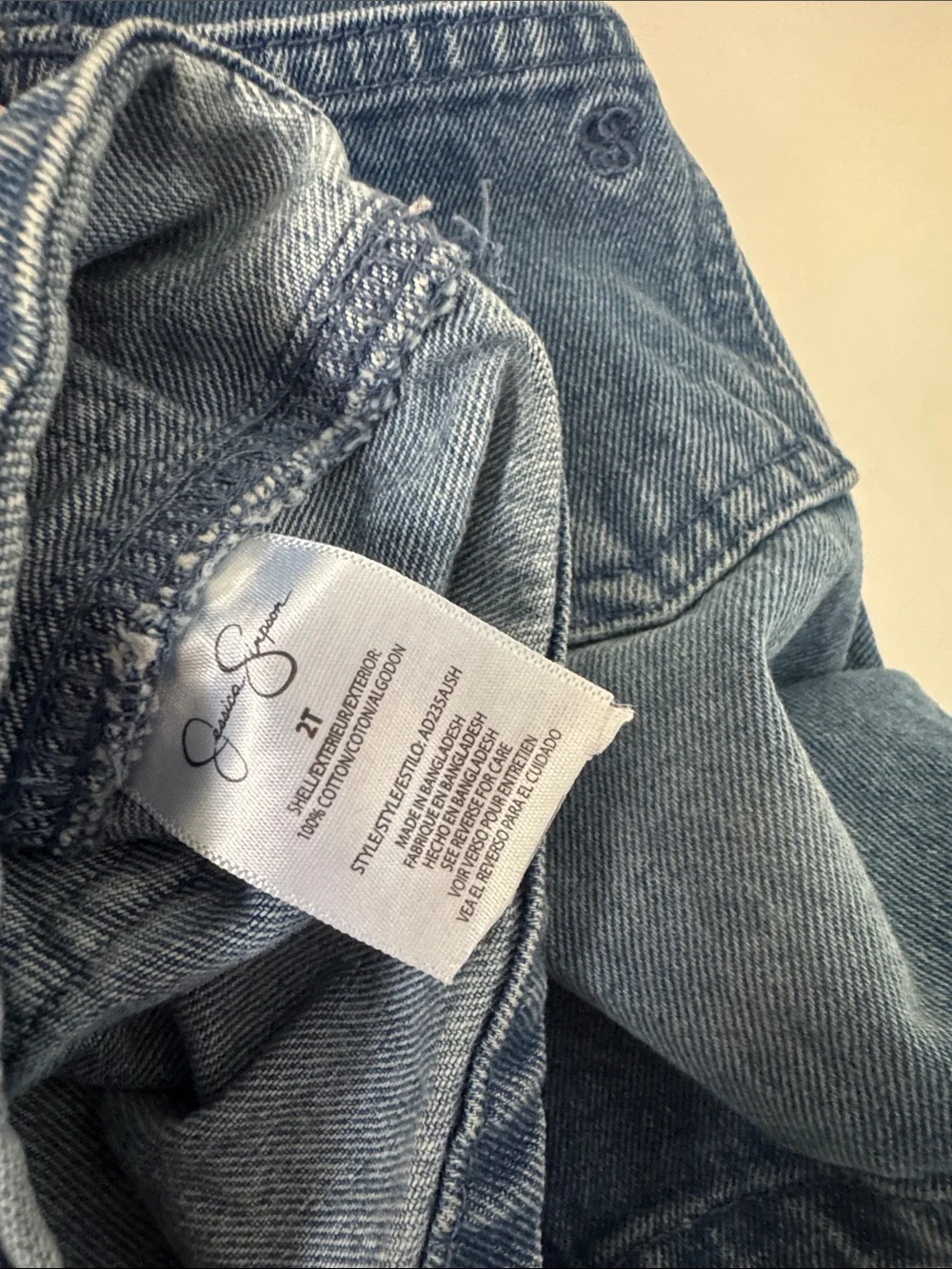 Jessica Simpson denim overall